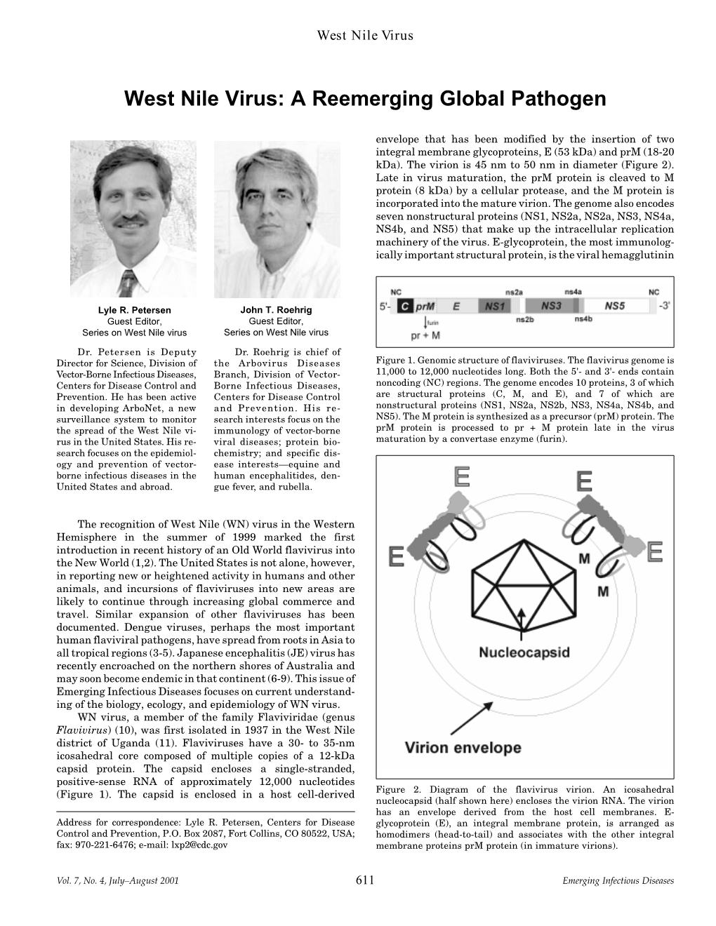 West Nile Virus: a Reemerging Global Pathogen