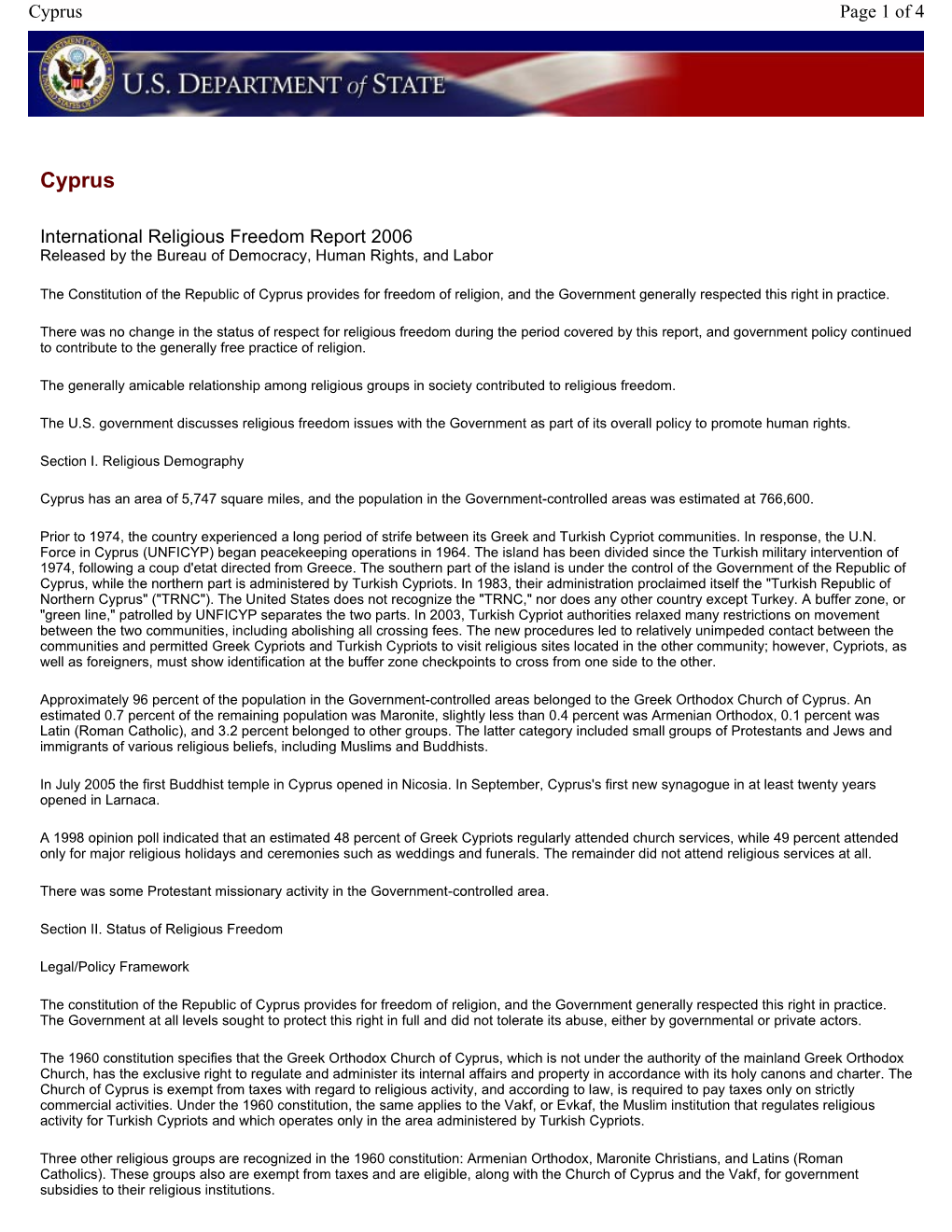 Cyprus Page 1 of 4