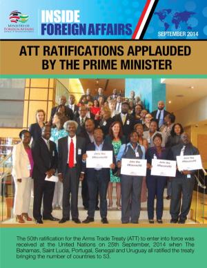 Att Ratifications Applauded by the Prime Minister
