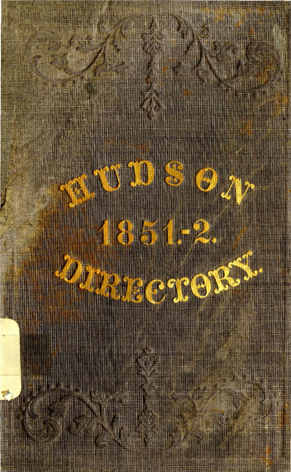 Hudsondirectory1851-2.Pdf