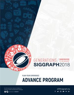 View the Revised S2018 Advance Program