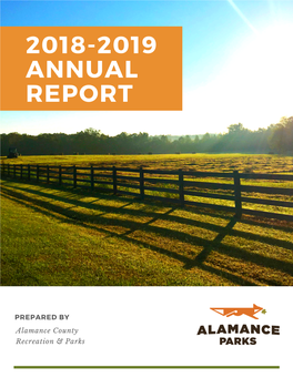2018-2019 Alamance Parks Annual Report