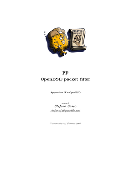 PF Openbsd Packet Filter