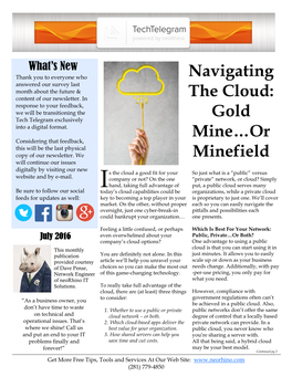Navigating the Cloud: Gold Mine…