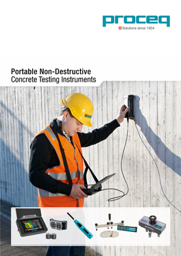 Portable Non-Destructive Concrete Testing Instruments Most Comprehensive Market Portfolio