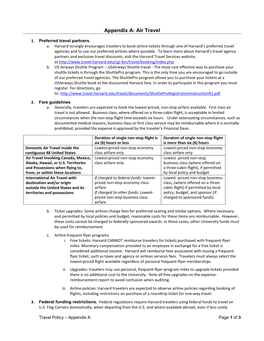 Appendix A: Air Travel