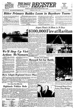 100,000 Fire at Raritan RARITAN TOWNSHIP - the Glow" in the Stock Room, and Second Fire in 10 Days at Airport Called in the Fire Alarm