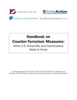 Handbook on Counter-Terrorism Measures: What U.S