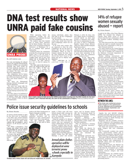 DNA Test Results Show UNRA Paid Fake Cousins