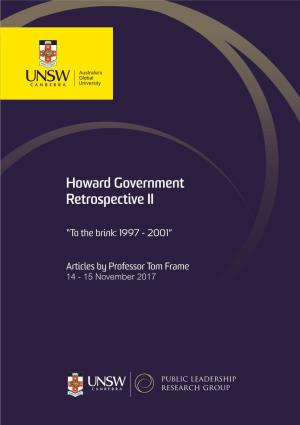 Howard Government Retrospective II