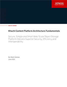 Hitachi Content Platform Architecture Fundamentals