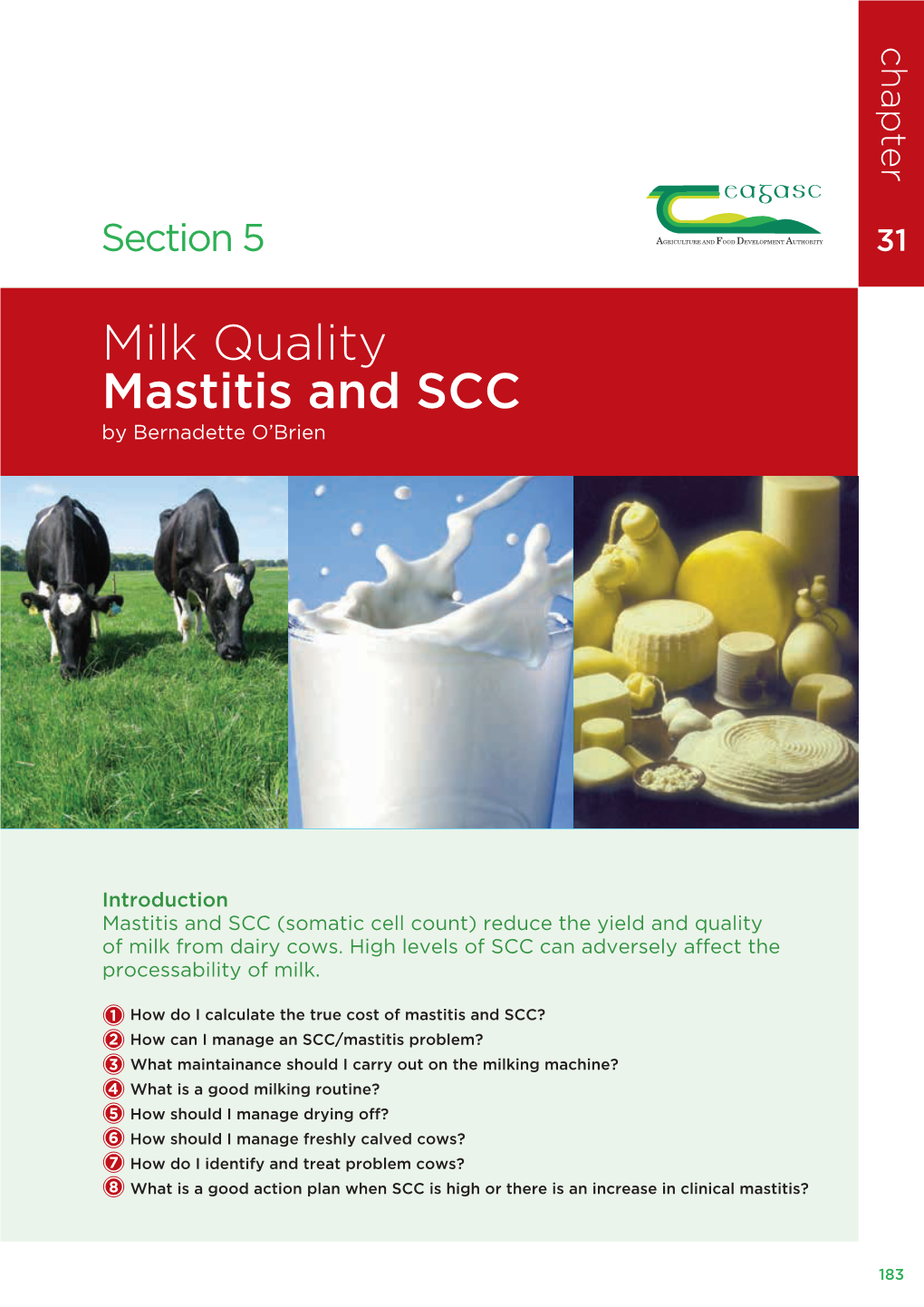 Milk Quality Mastitis and SCC by Bernadette O’Brien