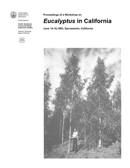 A Workshop on Eucalyptus in California