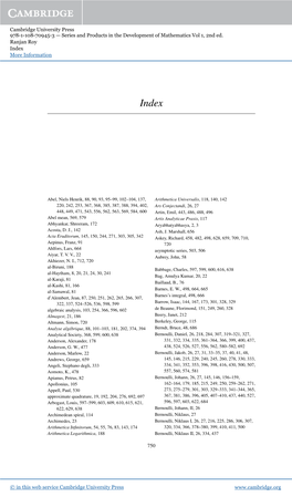 Cambridge University Press 978-1-108-70945-3 — Series and Products in the Development of Mathematics Vol 1, 2Nd Ed