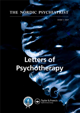 Letters of Psychotherapy the NORDIC PSYCHIATRIST