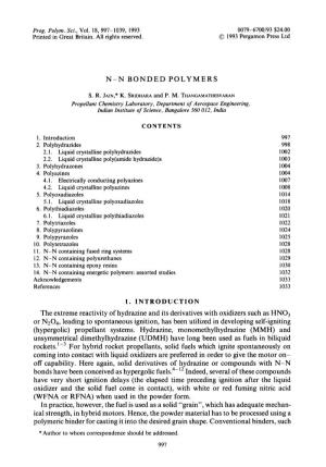 Prog. Polym. Sci., Vol. 18, 997-1039, 1993 0079-6700/93 $24.00 Printed in Great Britain