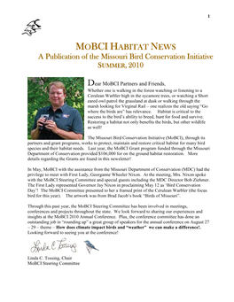 Mobci Habitat News Include