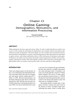 Online Gaming.Pdf