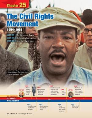 Chapter 25: the Civil Rights Movement, 1954-1968