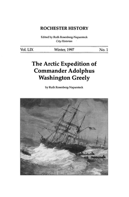 The Arctic Expedition of Commander Adolphus Washington Greely