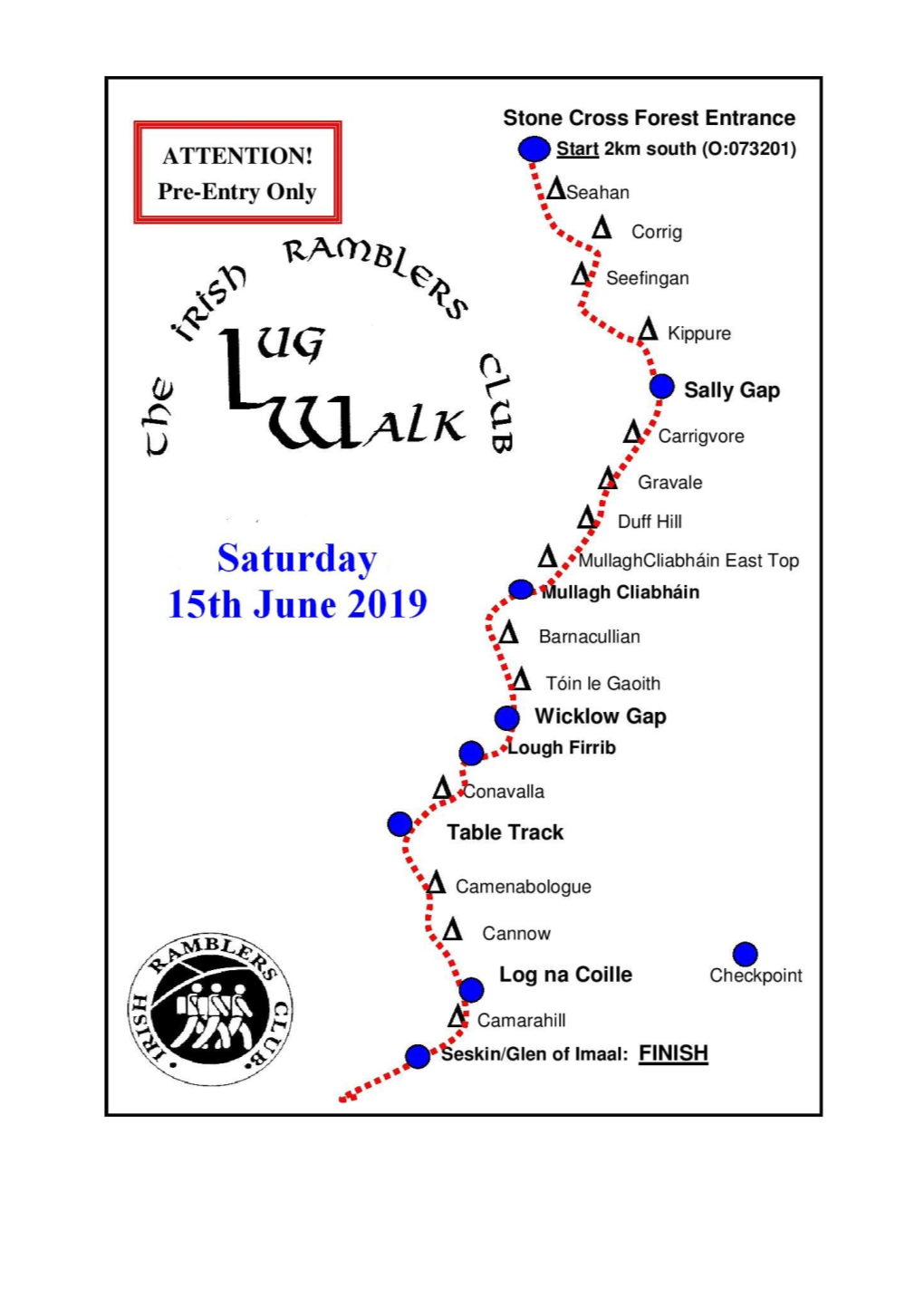 Lug Walk Route