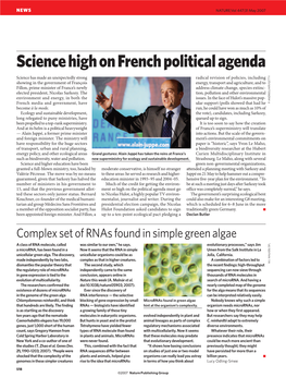 Science High on French Political Agenda