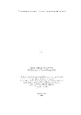 Intrusion Detection in Wireless Sensor Networks