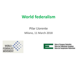 World Federalist Movement and UEF Europe
