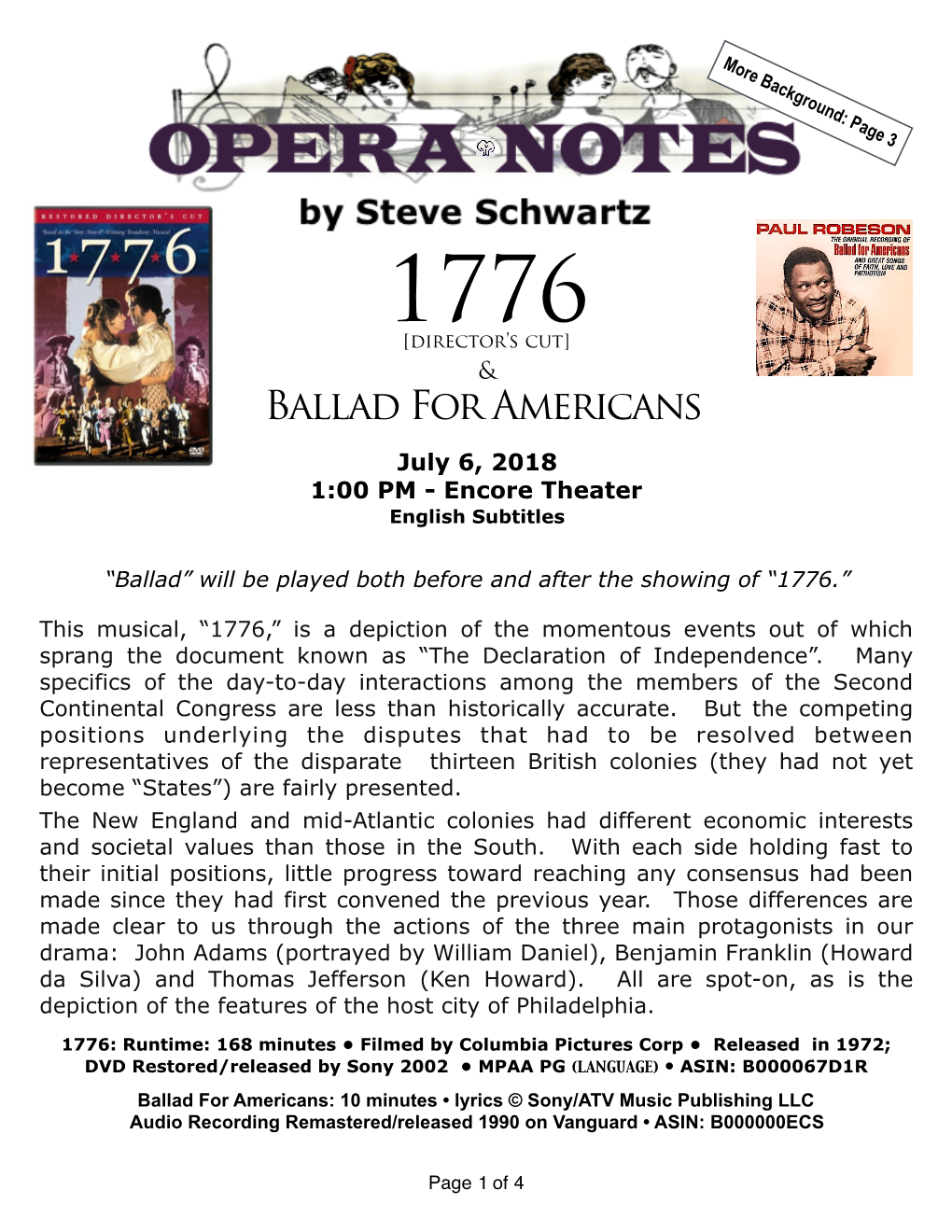Operanotes 1776 & Ballad 7/6/18.Pages
