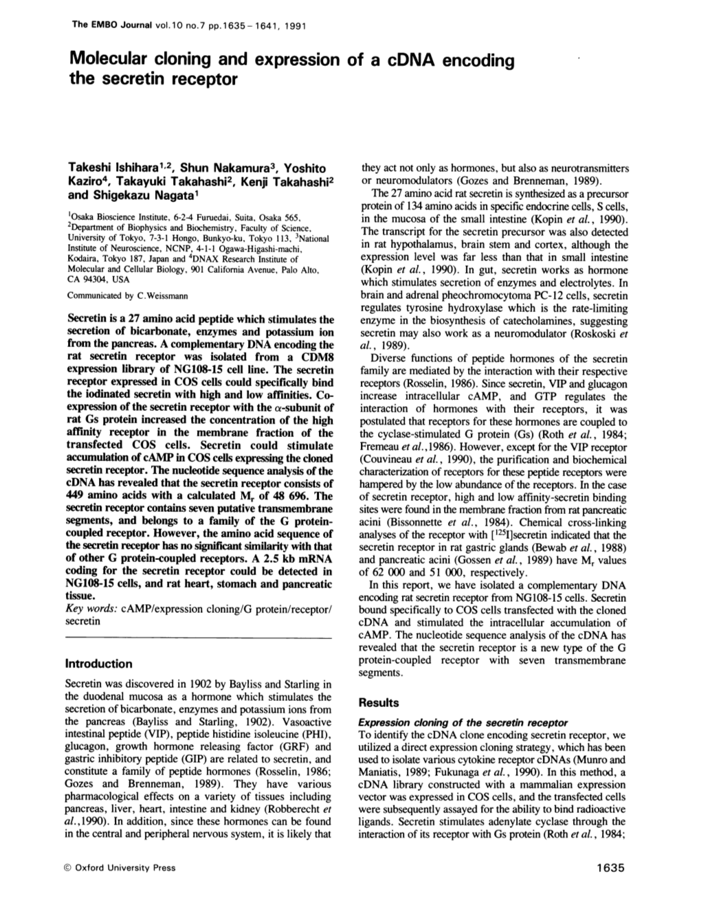 The Secretin Receptor