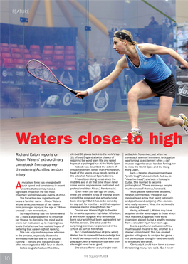 Alison Waters on Comeback Trail SP125.Pdf