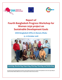 Report of Fourth Bangladesh Progress Workshop for Women 2030 Project On