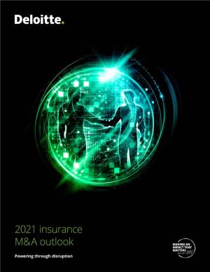 2021 Insurance M&A Outlook