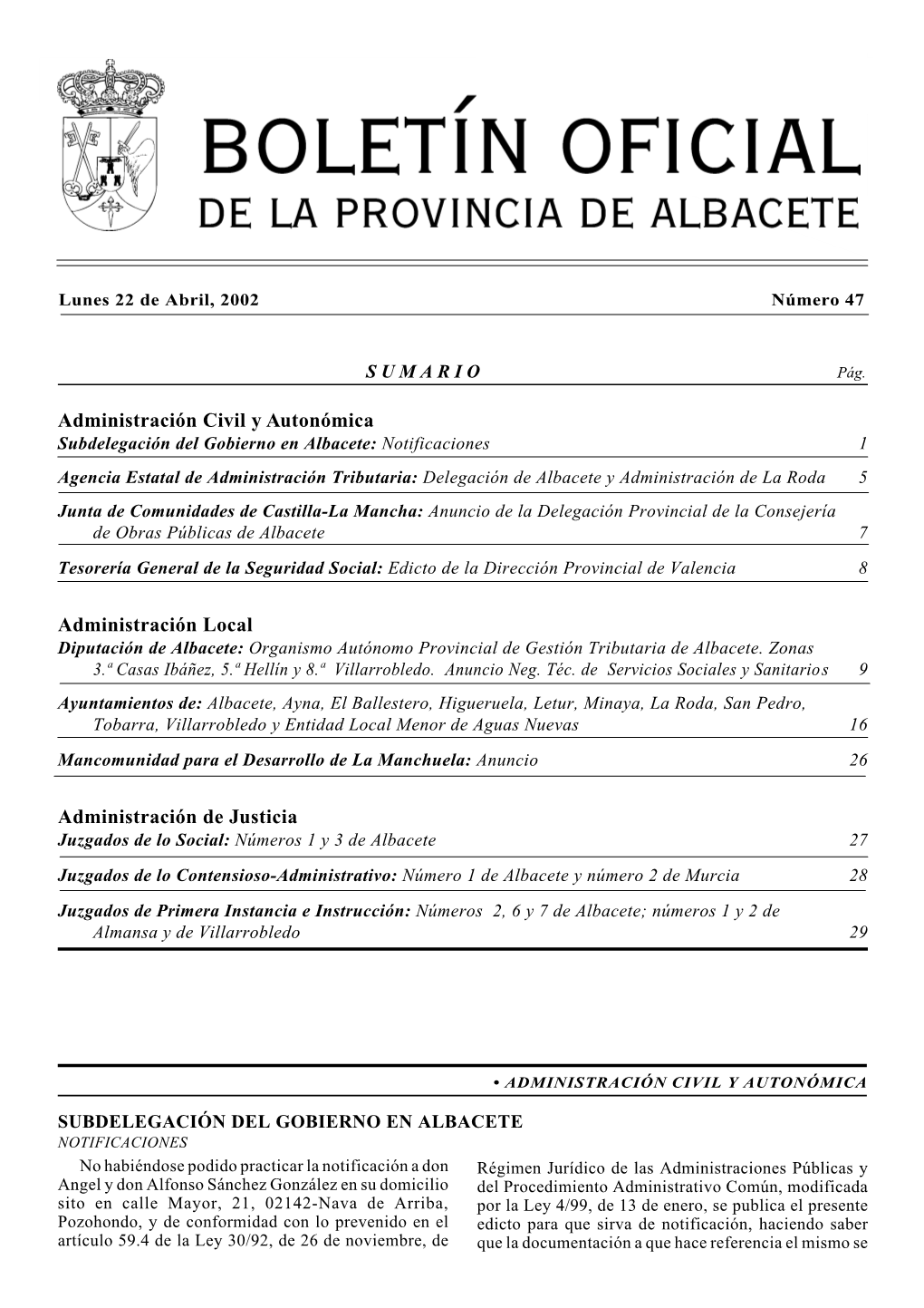 Administración Civil Y Autonómica Administración Local