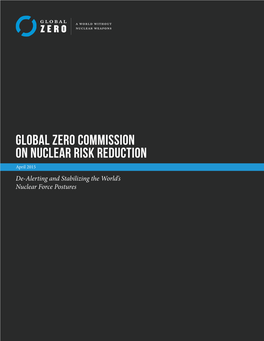 Global Zero Commission on Nuclear Risk Reduction
