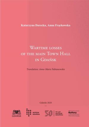 Wartime Losses of the Main Town Hall in Gdańsk