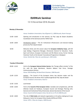 EU@Work Seminar