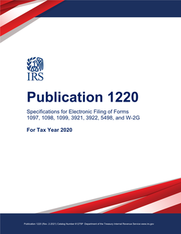 Publication 1220, Specifications for Electronic Filing