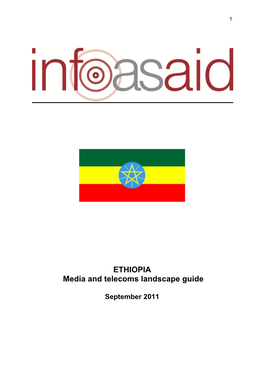 ETHIOPIA Media and Telecoms Landscape Guide