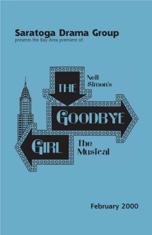 Goodbye Girl Goes Back to 1978, a Year After Presents the Bay Area Premiere of the Opening of the Original Neil Simon Film Starring Richard Dreyfuss and Marsha Mason
