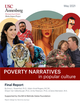 POVERTY NARRATIVES in Popular Culture