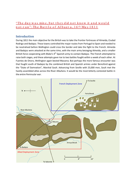 The Battle of Albuera, 16Th May 1811 Introduction