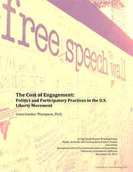 The Cost of Engagement: Politics and Participatory Practices in the U.S