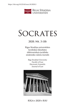 Socrates, 2020, Nr. 3