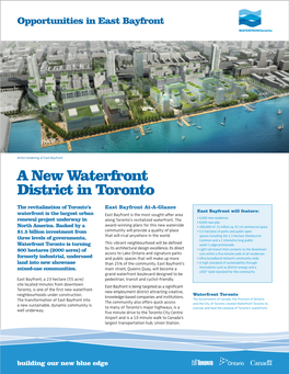 A New Waterfront District in Toronto