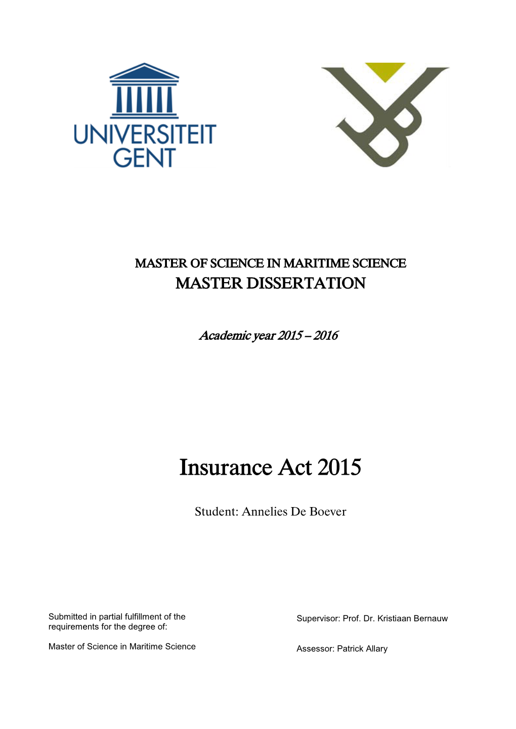 Insurance Act 2015