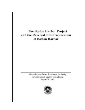 The Boston Harbor Project and the Reversal of Eutrophication of Boston Harbor