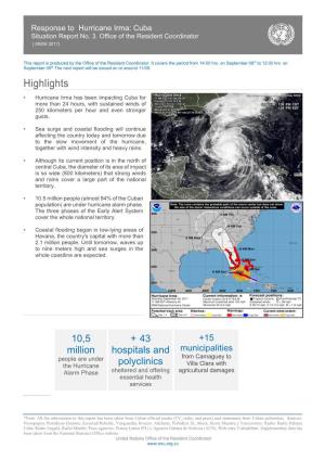 Sitrep 3 Hurricane Irma UNS Cuba 0909017En.Pdf