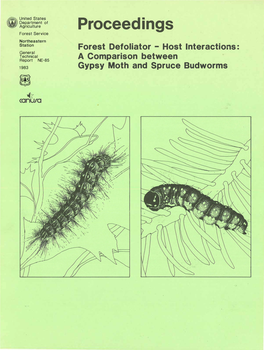 A Comparison Between Gypsy Moth and Spruce Budworms