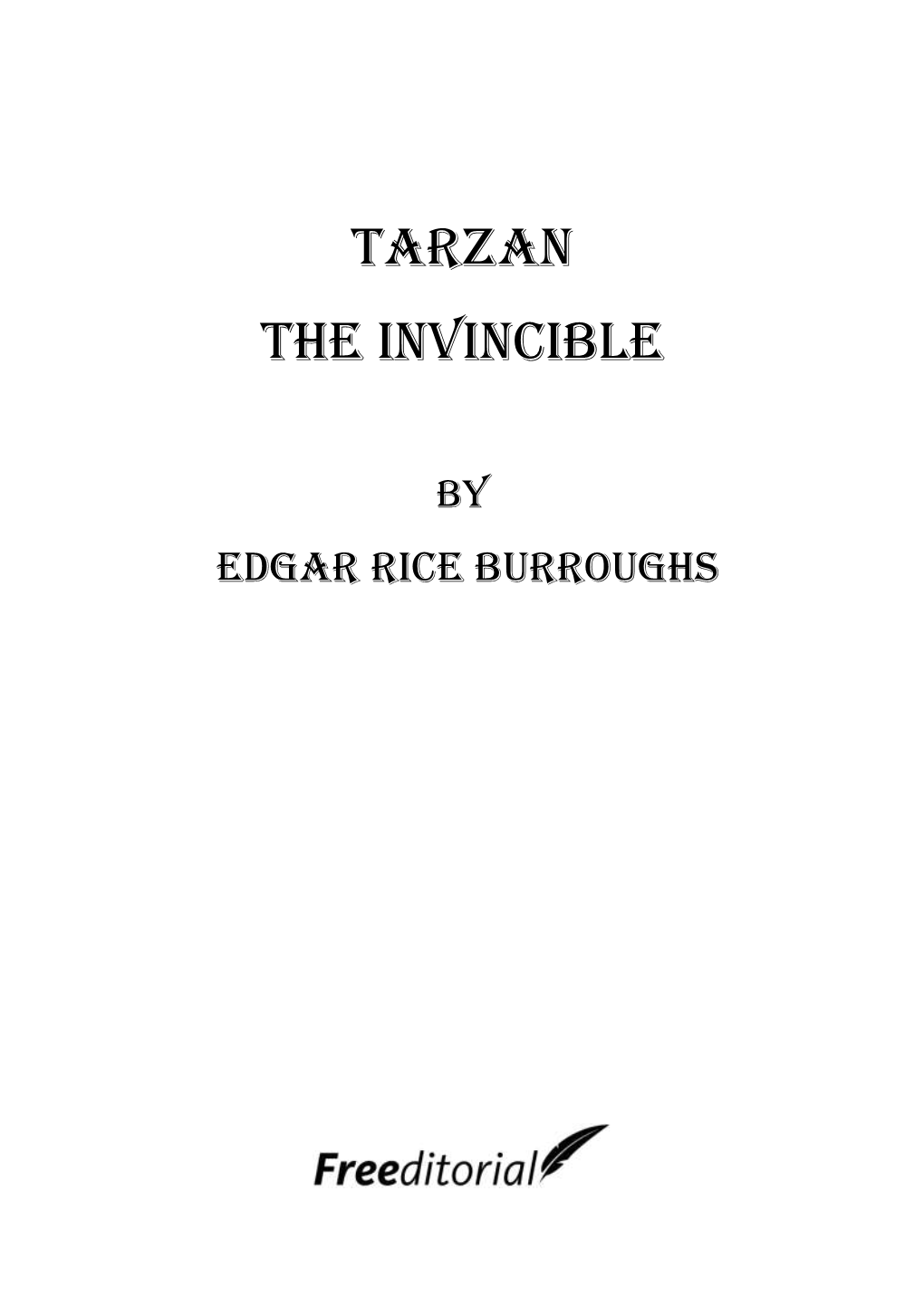 Tarzan the Invincible